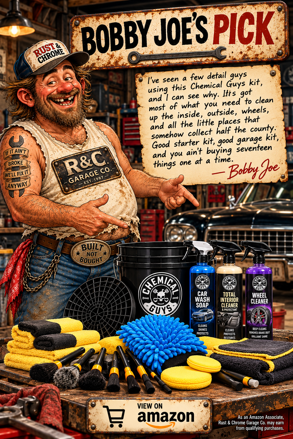 Bobby Joe's Pick: Chemical Guys car wash and detailing kit