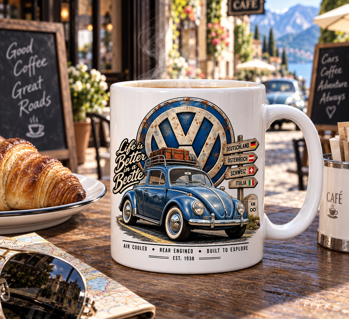 Life Is Better in a Beetle — Air-Cooled Classic Mug