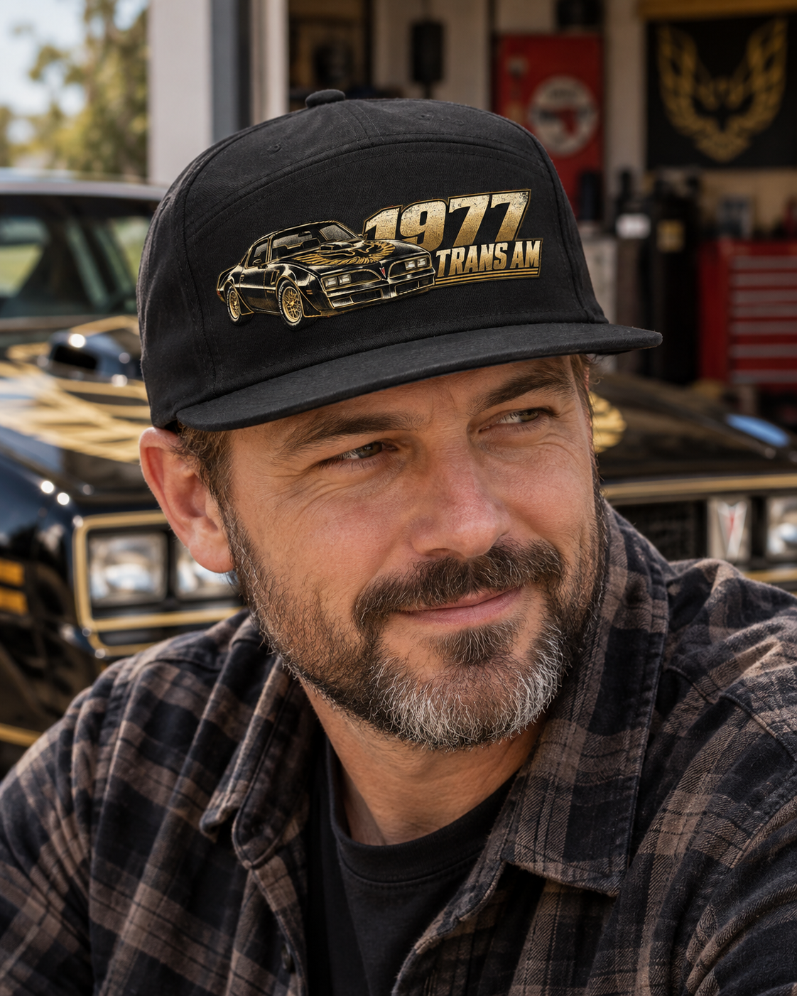 1977 Trans Am Black & Gold 5-Panel Cap