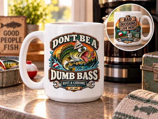 Dont Be a Dumb Bass Coffee  Mug