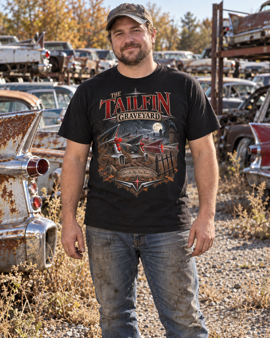 The Tailfin Graveyard – Halloween T-Shirt