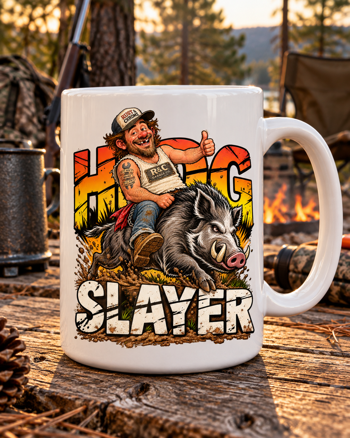 The Hog Slayer  20oz Coffee Mug