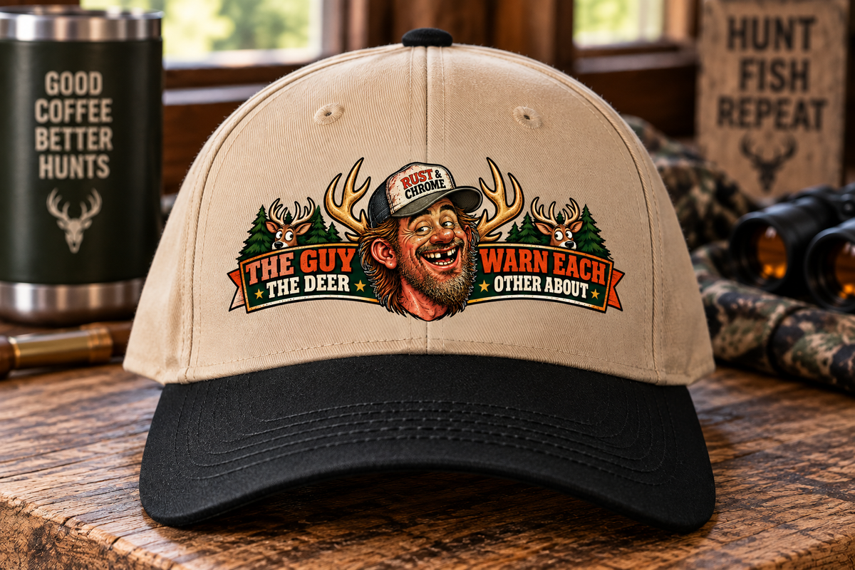 The Guy the Deer Warn Each Other About | Hunting Hat 5 panel cap