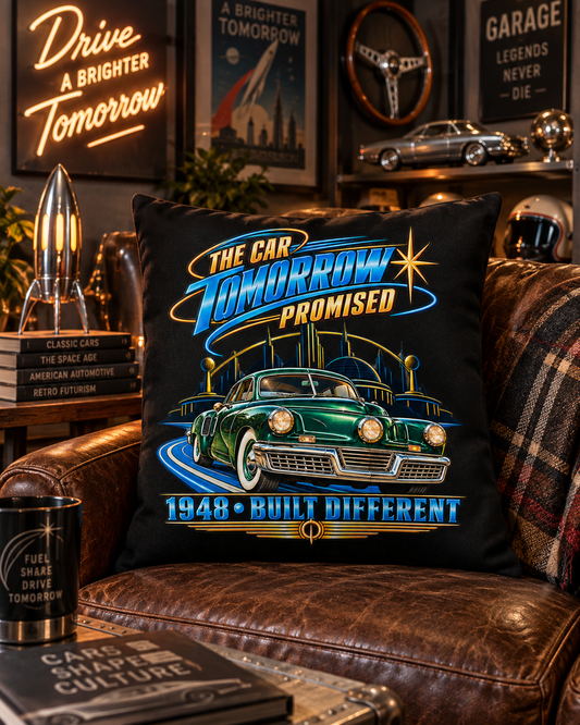 The Car Tomorrow Promised – 1948 Built Different Pillow