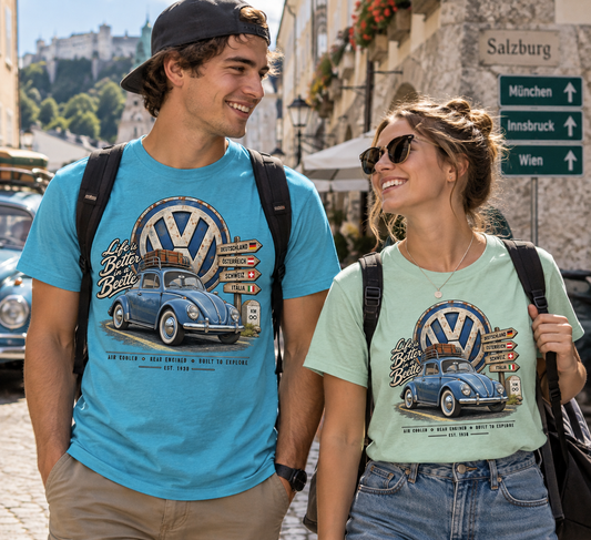 Life Is Better in a Beetle — Air-Cooled Classic Tee