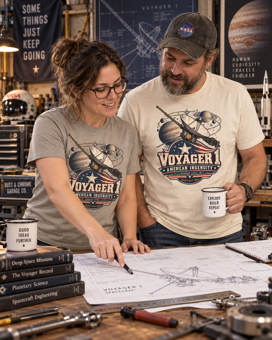 Voyager 1 – American Ingenuity Since 1977 T-Shirt